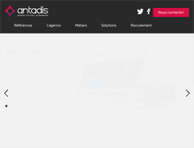 Tablet Screenshot of antadis.com